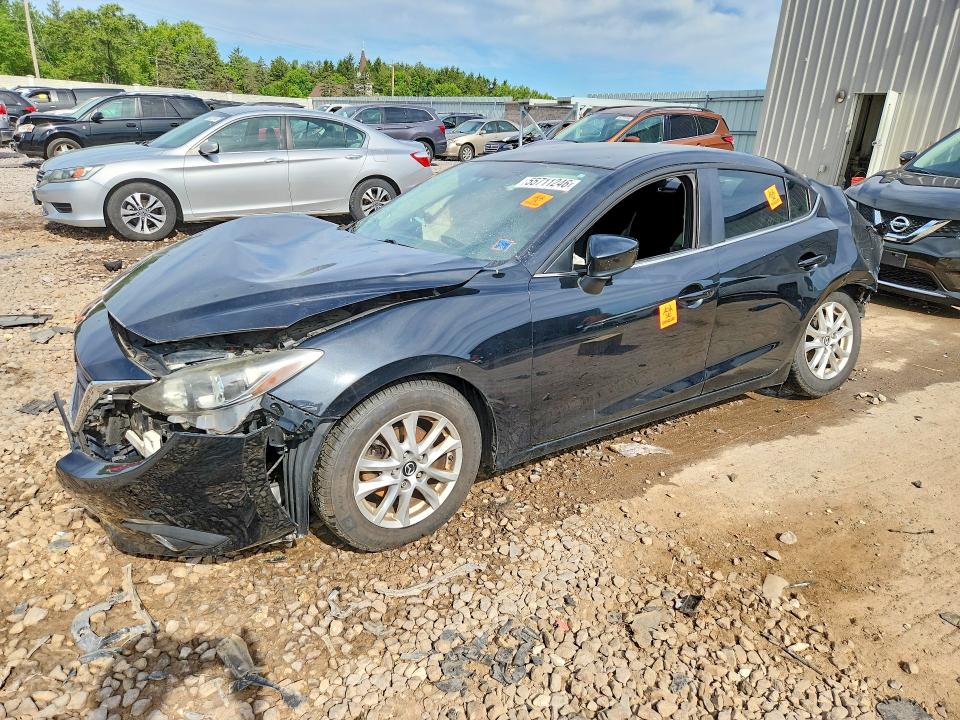 2014 Mazda 3 მანქანა იყიდება აუქციონზე, vin: JM1BM1V75E1161485, აუქციონის ნომერი: 55711246