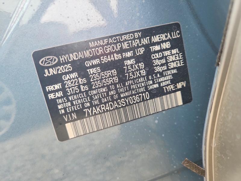 Aukcja sprzedaży 2025 Hyundai Ioniq 5, vin: 7YAKR4DA3SY036710, numer aukcji: 55914826