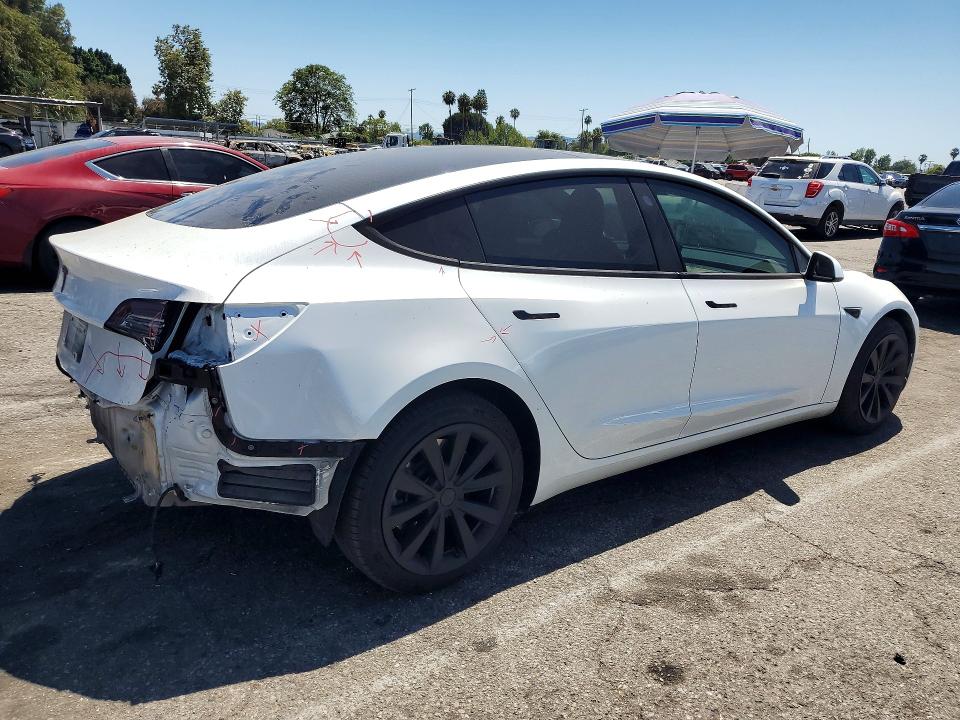 57377626 :رقم المزاد ، 5YJ3E1EAXPF541218 vin ، 2023 Tesla Model 3 مزاد بيع