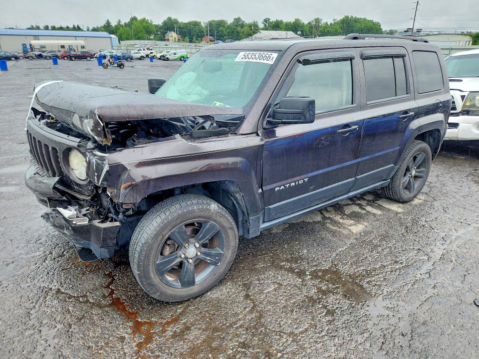 58353666 :رقم المزاد ، 1C4NJRFB8ED817376 vin ، 2014 Jeep Patriot مزاد بيع