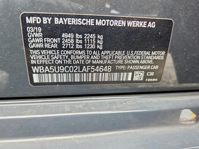 Продаж на аукціоні авто 2020 Bmw M340xi, vin: WBA5U9C02LAF54648, номер лоту: 56175406