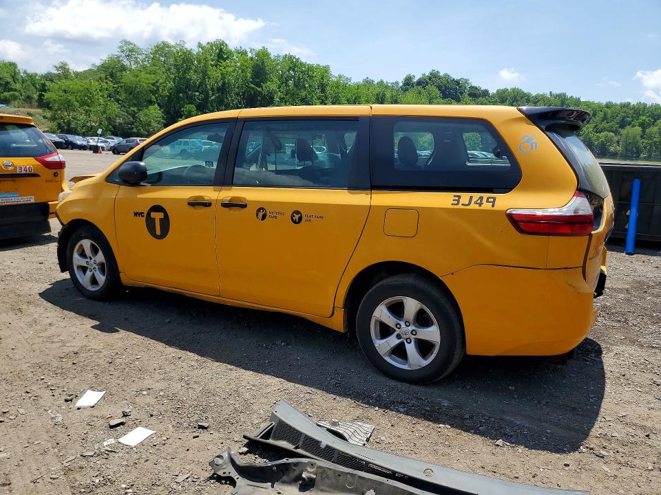 Продажа на аукционе авто 2016 Toyota Sienna, vin: 5TDZK3DC6GS700586, номер лота: 57140586