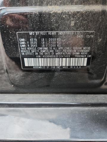 2015 Subaru Legacy მანქანა იყიდება აუქციონზე, vin: 4S3BNBD61F3041409, აუქციონის ნომერი: 56690026