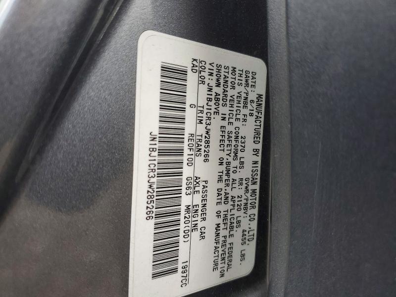 Aukcja sprzedaży 2018 Nissan Rogue Sport, vin: JN1BJ1CR3JW285266, numer aukcji: 56516936
