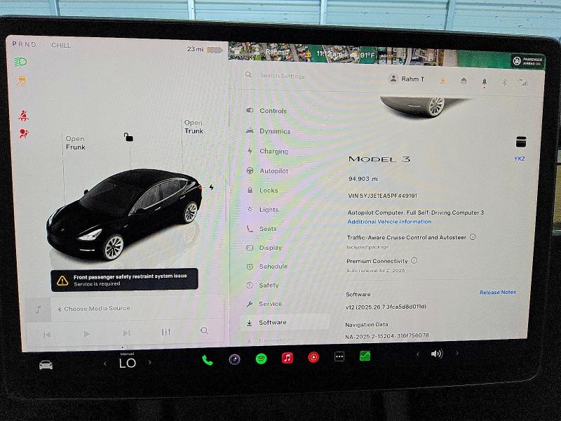 Продаж на аукціоні авто 2023 Tesla Model 3, vin: 5YJ3E1EA5PF449191, номер лоту: 57961686
