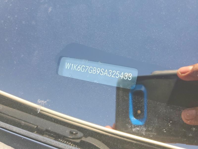 2025 Mercedes-benz S მანქანა იყიდება აუქციონზე, vin: W1K6G7GB9SA325433, აუქციონის ნომერი: 56114816