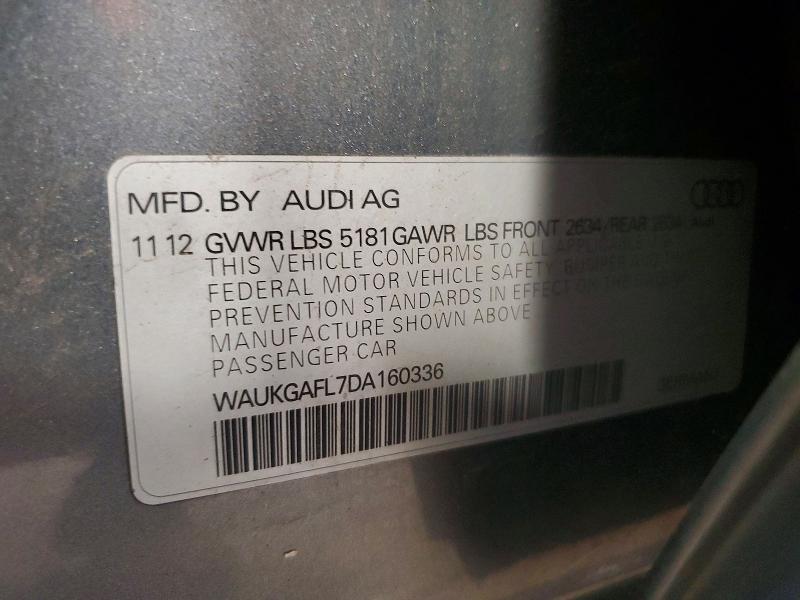 Продаж на аукціоні авто 2013 Audi S4, vin: WAUKGAFL7DA160336, номер лоту: 54886896