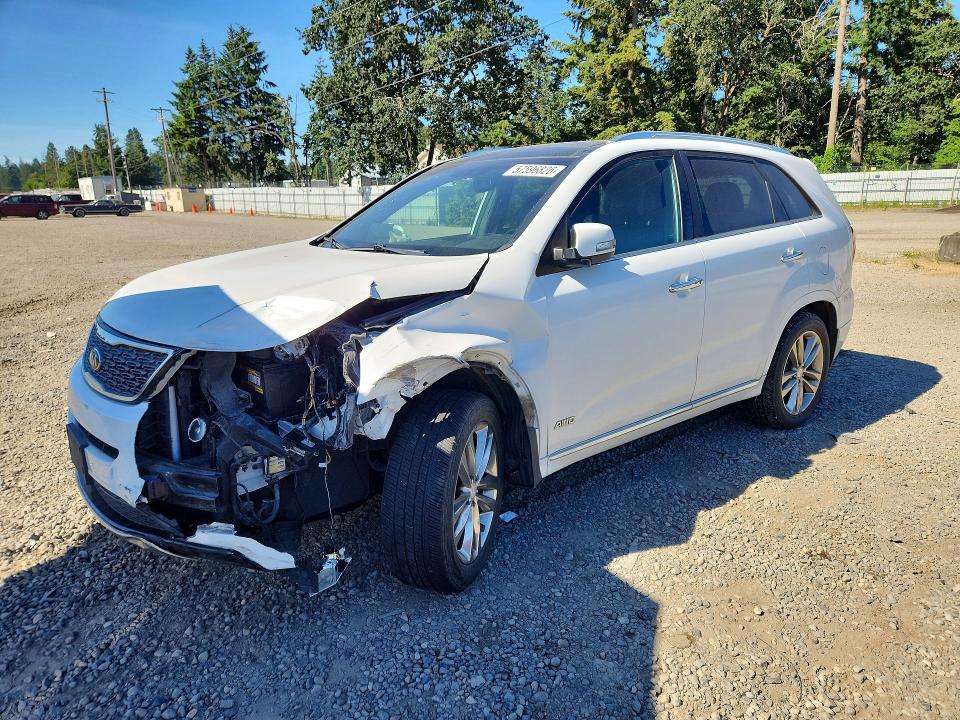 2014 Kia Sorento მანქანა იყიდება აუქციონზე, vin: 5XYKWDA73EG511410, აუქციონის ნომერი: 57596826