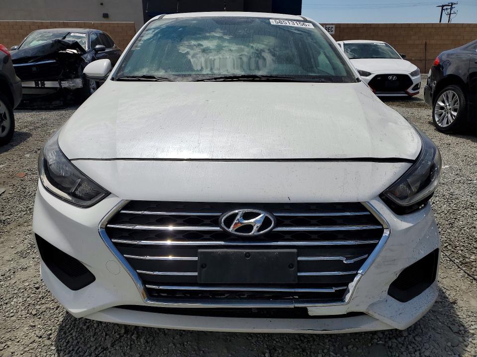 2022 Hyundai Accent მანქანა იყიდება აუქციონზე, vin: 3KPC24A68NE186452, აუქციონის ნომერი: 58513156