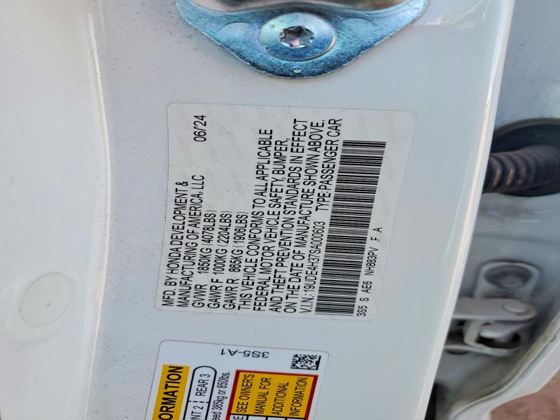 2025 Acura Integra მანქანა იყიდება აუქციონზე, vin: 19UDE4H37SA000603, აუქციონის ნომერი: 56338846