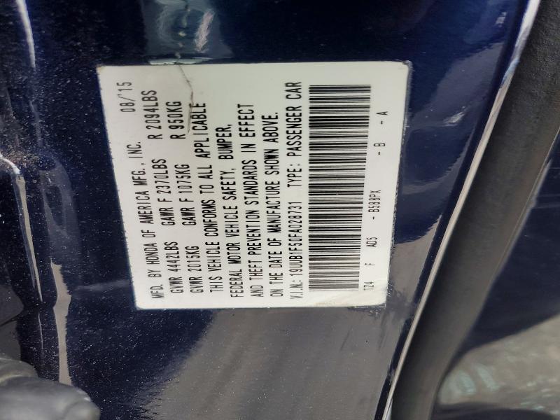 56692386 :رقم المزاد ، 19UUB1F50FA028731 vin ، 2015 Acura Tlx مزاد بيع