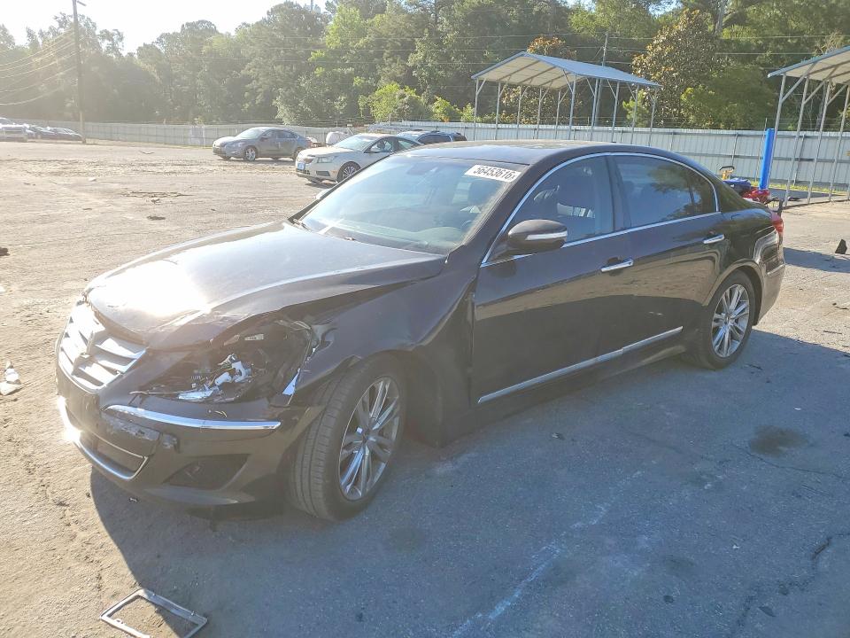 2014 Hyundai Genesis მანქანა იყიდება აუქციონზე, vin: KMHGC4DD9EU263299, აუქციონის ნომერი: 56453616