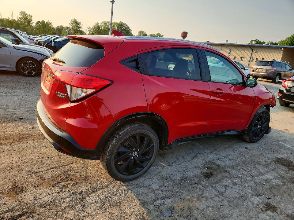 58706306 :رقم المزاد ، 3CZRU6H14NM727944 vin ، 2022 Honda Hr-v مزاد بيع