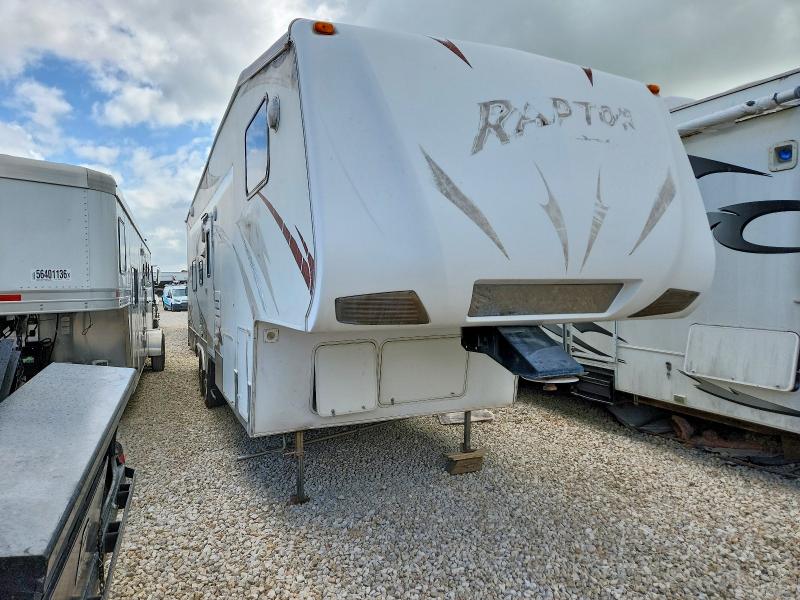 2008 Keystone Raptor Rp3 მანქანა იყიდება აუქციონზე, vin: 4YDF299288R800966, აუქციონის ნომერი: 55167506
