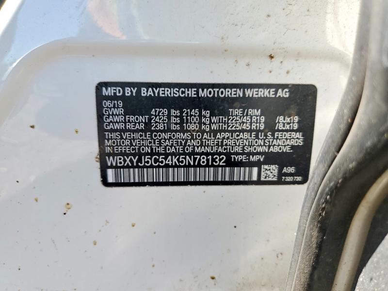 Продажа на аукционе авто 2019 Bmw X2, vin: WBXYJ5C54K5N78132, номер лота: 56898006