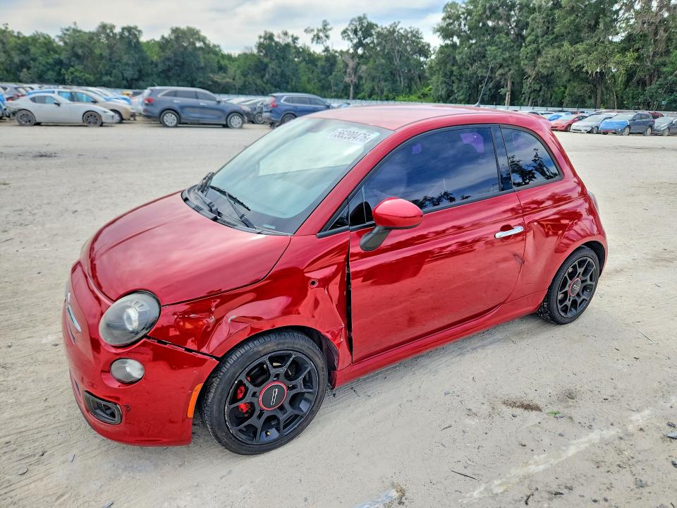 2015 Fiat 500 მანქანა იყიდება აუქციონზე, vin: 3C3CFFBR2FT657456, აუქციონის ნომერი: 56290476