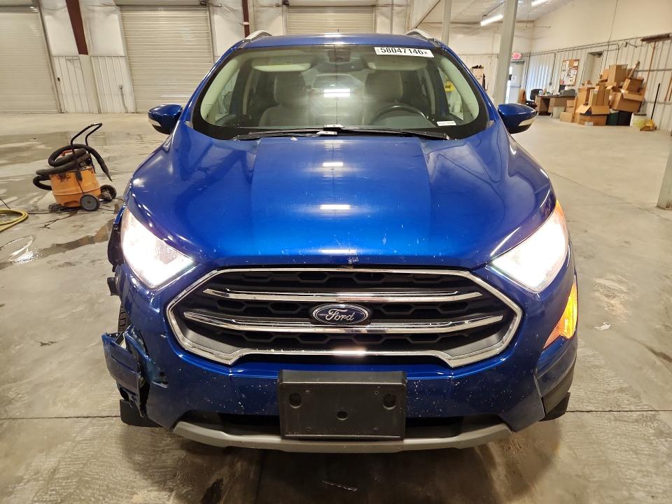 Aukcja sprzedaży 2019 Ford Ecosport, vin: MAJ6S3KLXKC299341, numer aukcji: 58047146