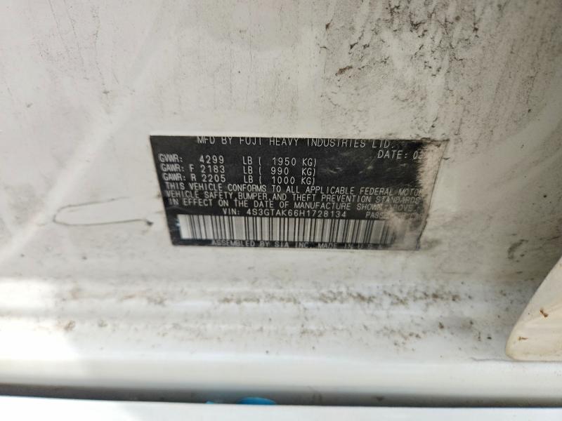 2017 Subaru Impreza მანქანა იყიდება აუქციონზე, vin: 4S3GTAK66H1728134, აუქციონის ნომერი: 57373656