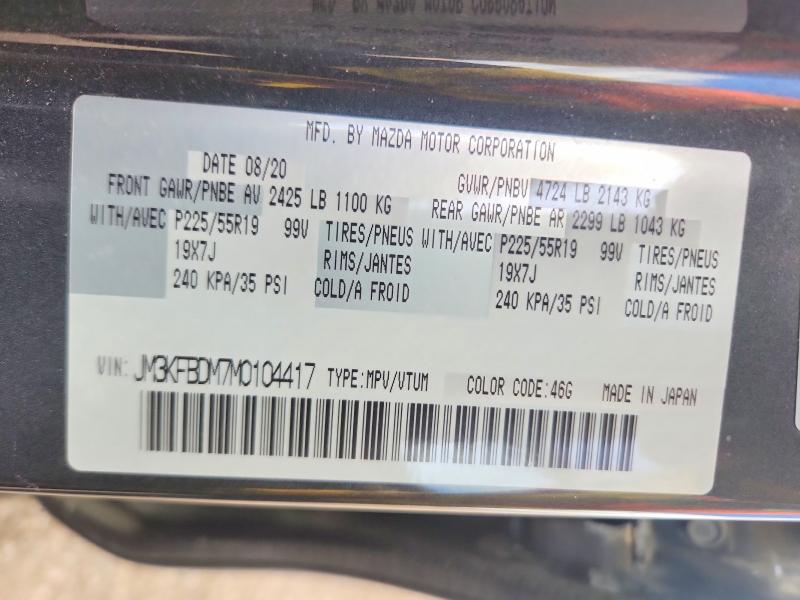 Aukcja sprzedaży 2021 Mazda Cx-5, vin: JM3KFBDM7M0104417, numer aukcji: 56690686