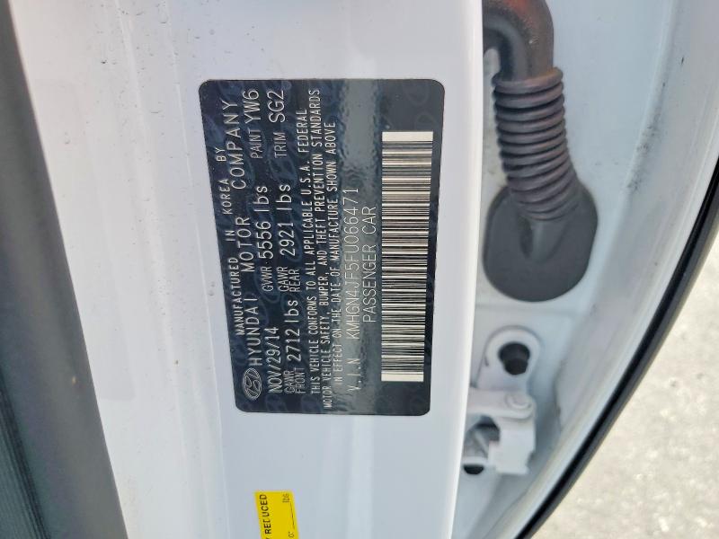 Продажа на аукционе авто 2015 Hyundai Genesis, vin: KMHGN4JF5FU066471, номер лота: 57028396
