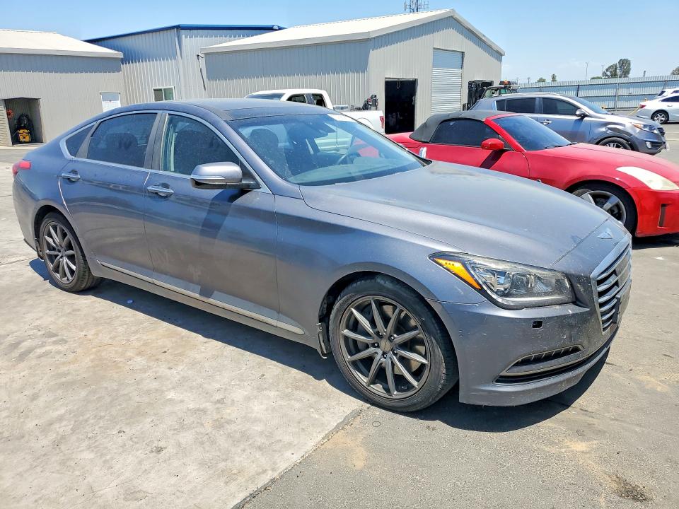 2015 Hyundai Genesis მანქანა იყიდება აუქციონზე, vin: KMHGN4JE3FU079680, აუქციონის ნომერი: 57363856
