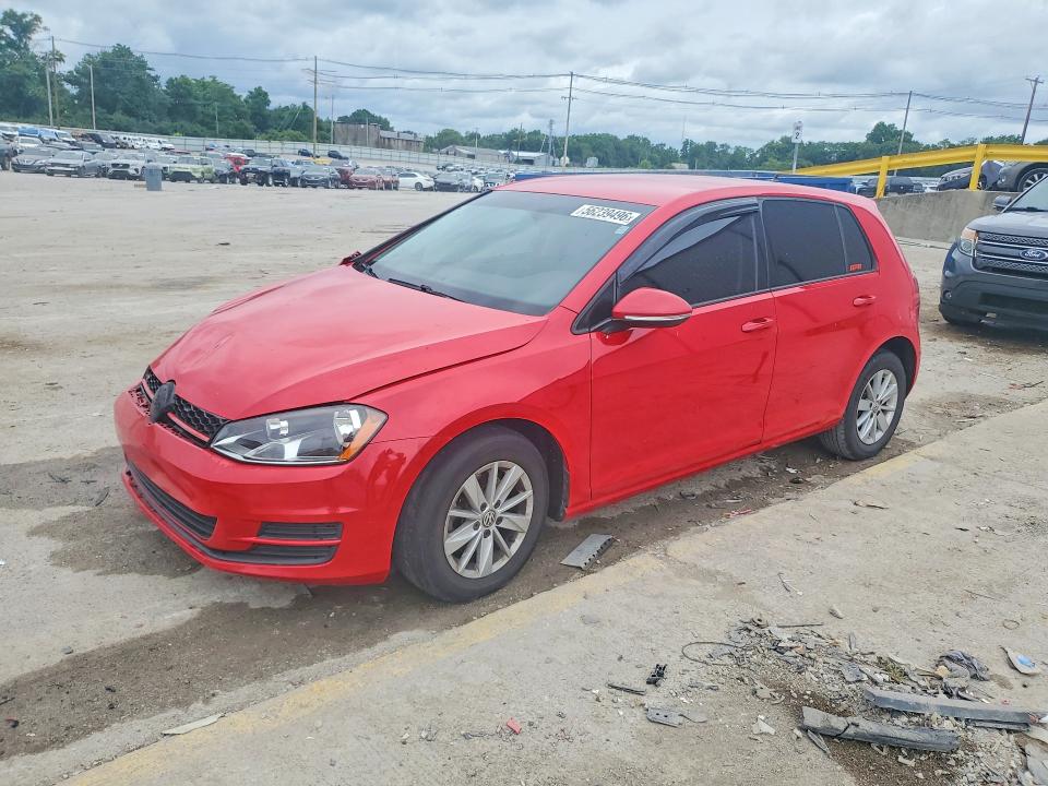 56239496 :رقم المزاد ، 3VW217AU7HM073906 vin ، 2017 Volkswagen Golf مزاد بيع