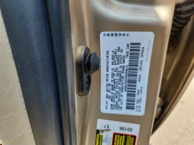 Aukcja sprzedaży 2009 Toyota Corolla, vin: 1NXBU40E49Z069615, numer aukcji: 57234916