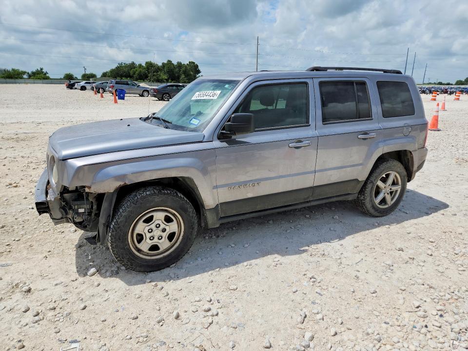 2016 Jeep Patriot მანქანა იყიდება აუქციონზე, vin: 1C4NJPBA4GD524790, აუქციონის ნომერი: 56584436