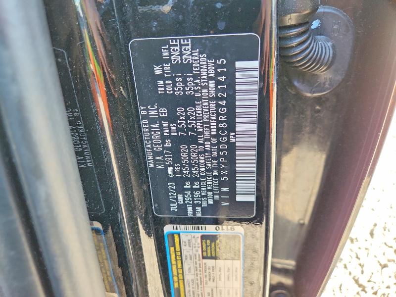 55726996 :رقم المزاد ، 5XYP5DGC8RG421415 vin ، 2024 Kia Telluride مزاد بيع