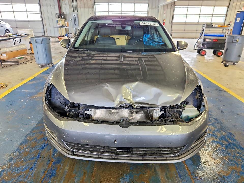 56343756 :رقم المزاد ، 3VW217AU5HM025546 vin ، 2017 Volkswagen Golf مزاد بيع