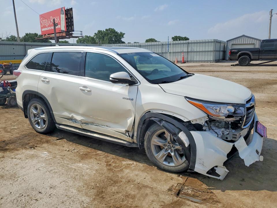 2016 Toyota Highlander Hybrid მანქანა იყიდება აუქციონზე, vin: 5TDDCRFH2GS018453, აუქციონის ნომერი: 55724996