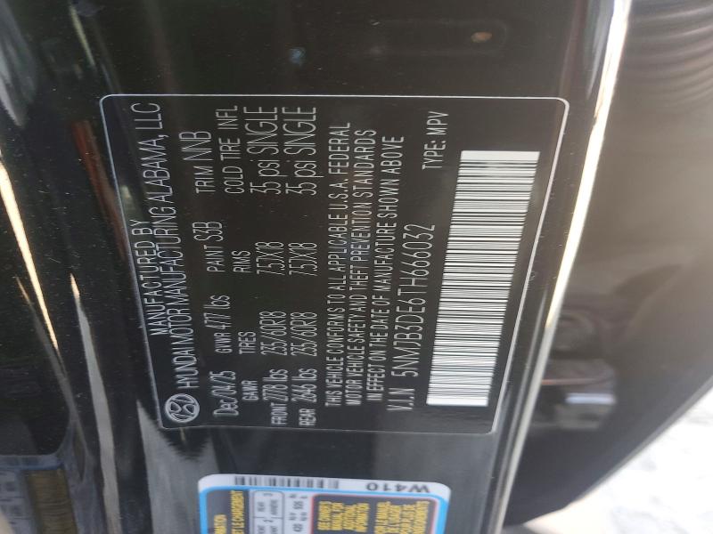 2026 Hyundai Tucson მანქანა იყიდება აუქციონზე, vin: 5NMJB3DE6TH666032, აუქციონის ნომერი: 56225666