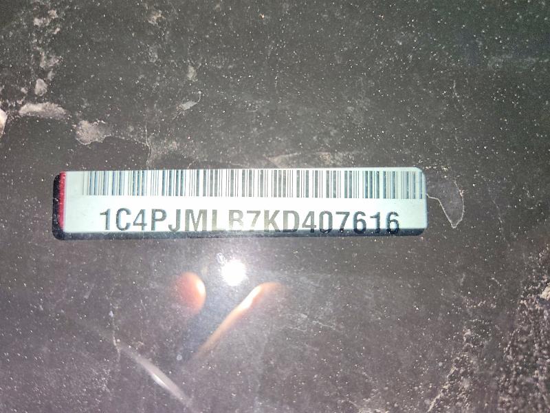 Продаж на аукціоні авто 2019 Jeep Cherokee, vin: 1C4PJMLB7KD407616, номер лоту: 58569406