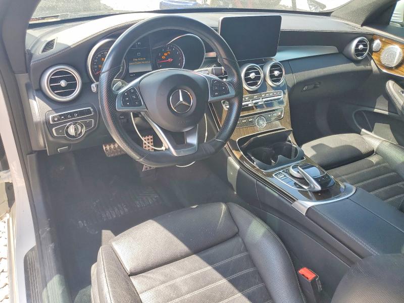 55750576 :رقم المزاد ، WDDWJ4JB3HF424513 vin ، 2017 Mercedes-benz C مزاد بيع