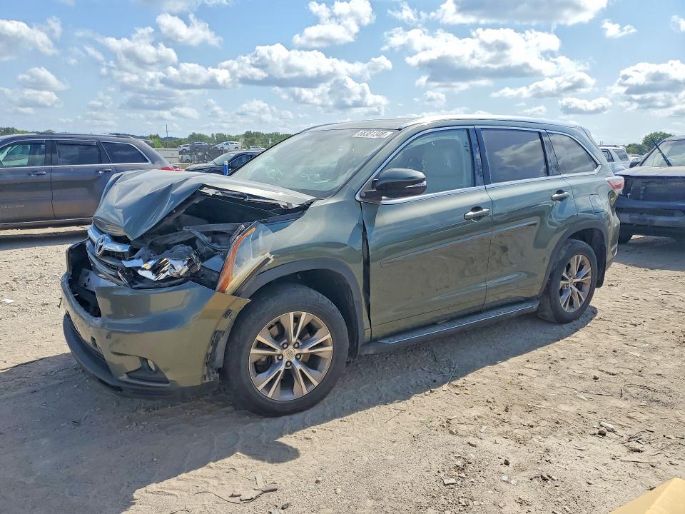 Auction sale of the 2015 Toyota Highlander, vin: 5TDJKRFH9FS122216, lot number: 58381346