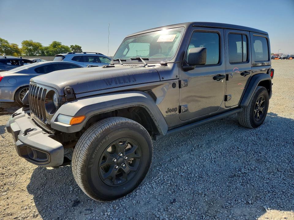 56110516 :رقم المزاد ، 1C4HJXDM4MW596819 vin ، 2021 Jeep Wrangler Unlimited مزاد بيع