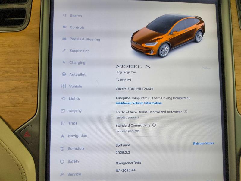 Продаж на аукціоні авто 2020 Tesla Model X, vin: 5YJXCDE29LF241410, номер лоту: 53553696