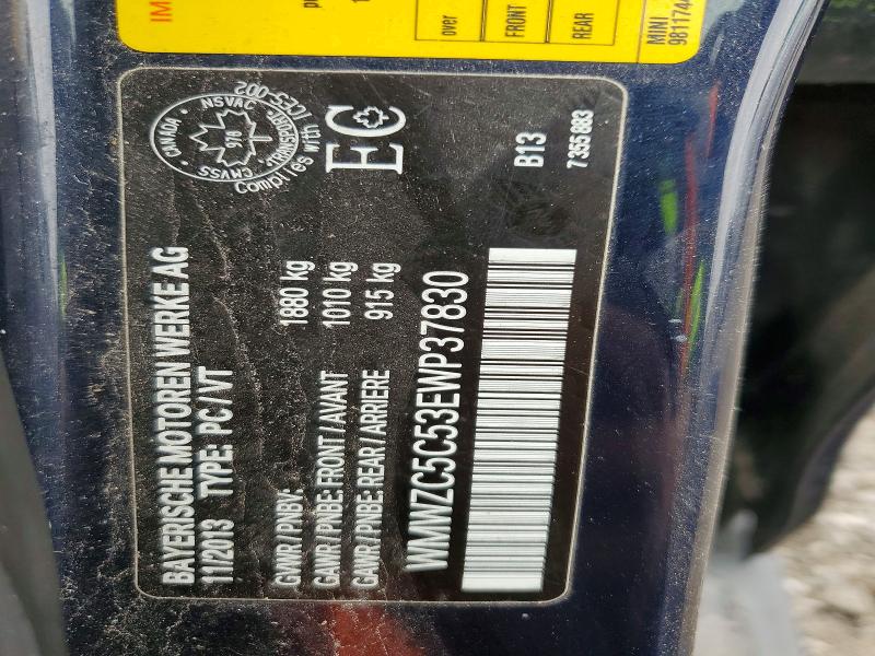 Aukcja sprzedaży 2014 Mini Cooper, vin: WMWZC5C53EWP37830, numer aukcji: 56183426