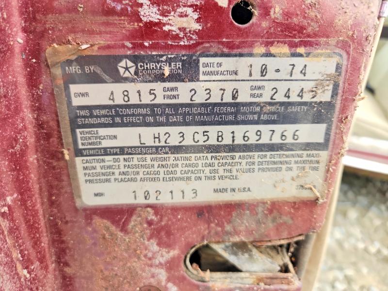 Продаж на аукціоні авто 1975 Dodge Dart, vin: LH23C5B169766, номер лоту: 55817466