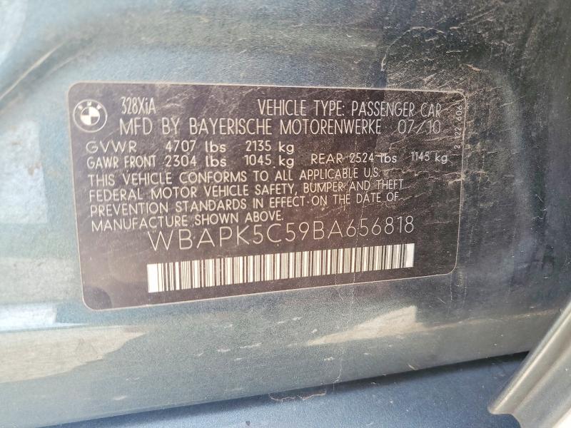 Продажа на аукционе авто 2011 Bmw 328, vin: WBAPK5C59BA656818, номер лота: 55473456
