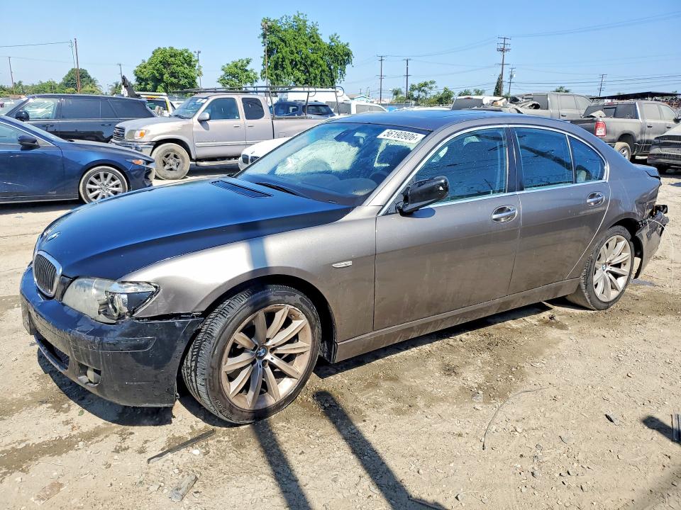 2008 Bmw 750 მანქანა იყიდება აუქციონზე, vin: WBAHL83518DT11647, აუქციონის ნომერი: 56190906