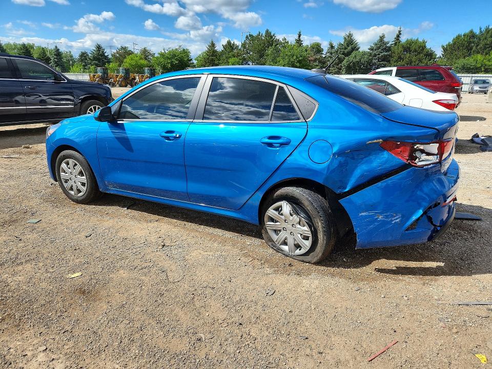 2021 Kia Rio მანქანა იყიდება აუქციონზე, vin: 3KPA24AD1ME393589, აუქციონის ნომერი: 57510906