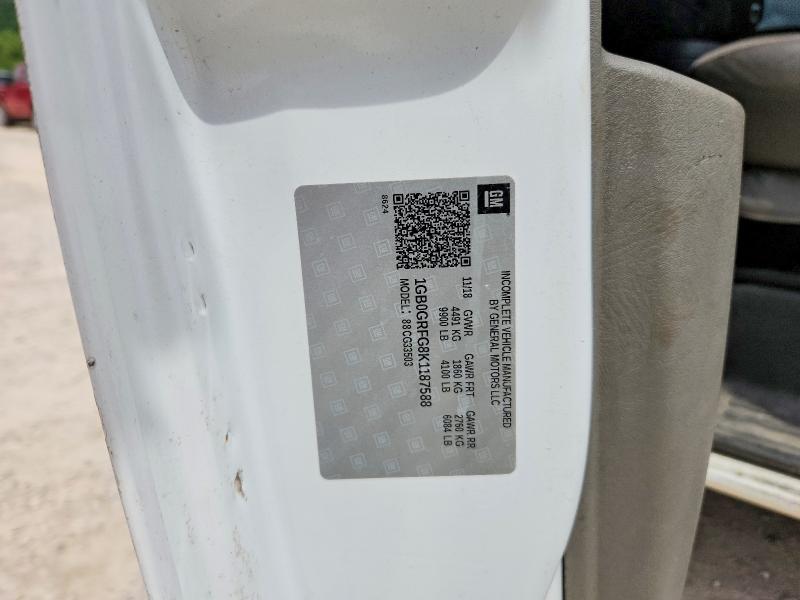 2019 Chevrolet Express მანქანა იყიდება აუქციონზე, vin: 1GB0GRFG8K1187588, აუქციონის ნომერი: 56425216