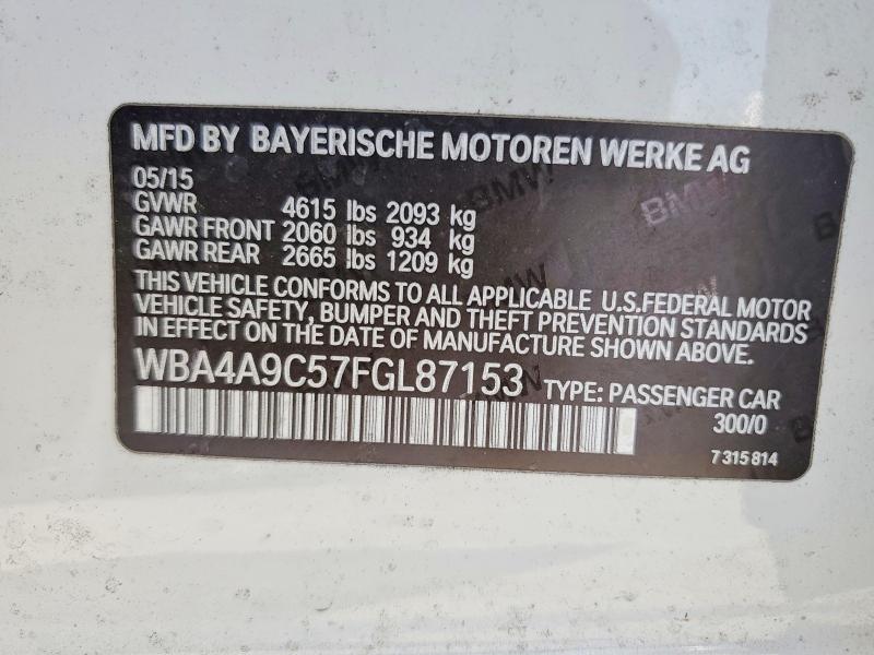 Продаж на аукціоні авто 2015 Bmw 428, vin: WBA4A9C57FGL87153, номер лоту: 55982316