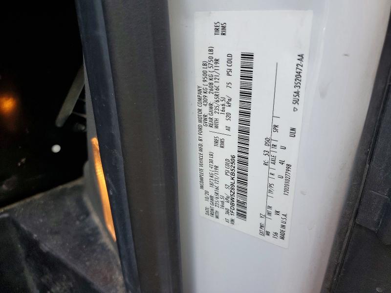 Aukcja sprzedaży 2020 Ford Transit, vin: 1FDBW5Z89LKB52506, numer aukcji: 55607306