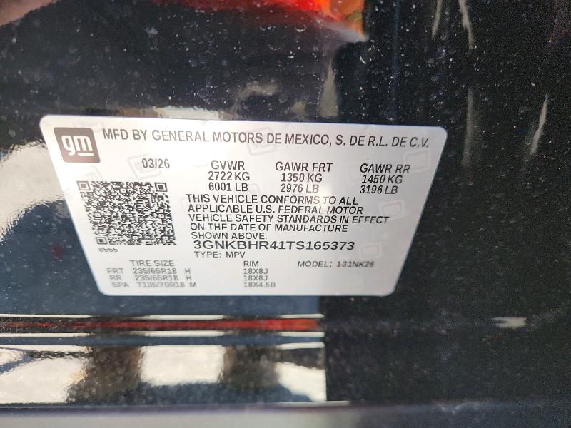 Aukcja sprzedaży 2026 Chevrolet Blazer, vin: 3GNKBHR41TS165373, numer aukcji: 56485086