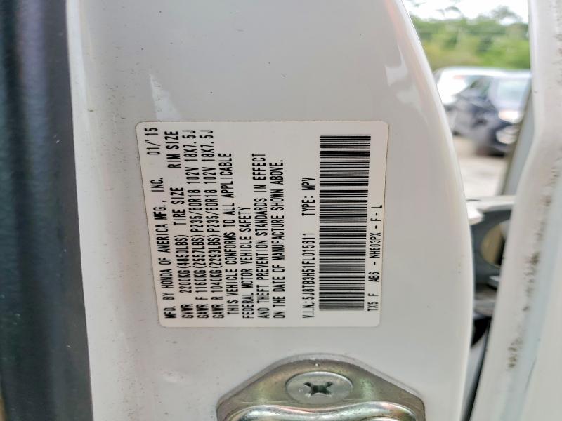 Продажа на аукционе авто 2015 Acura Rdx, vin: 5J8TB3H51FL015611, номер лота: 57207476