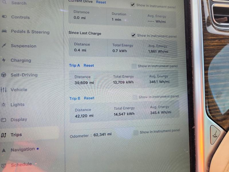 Продажа на аукционе авто 2015 Tesla Model S, vin: 5YJSA1H28FFP77750, номер лота: 59136926