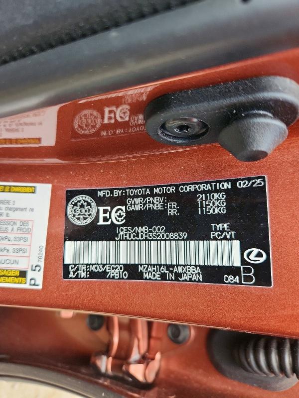 Продажа на аукционе авто 2025 Lexus Ux 300h, vin: JTHUCJDH3S2008839, номер лота: 56315646