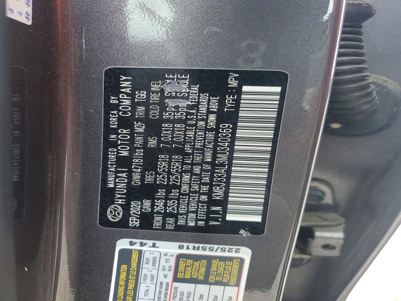 Aukcja sprzedaży 2021 Hyundai Tucson, vin: KM8J33AL3MU340369, numer aukcji: 54886876